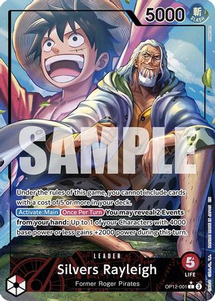 Silvers Rayleigh (Alternate Art) (OP12-001) - [Legacy of the Master] Foil
