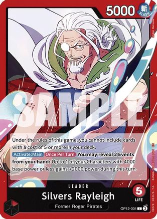 Silvers Rayleigh (OP12-001) - [Legacy of the Master]