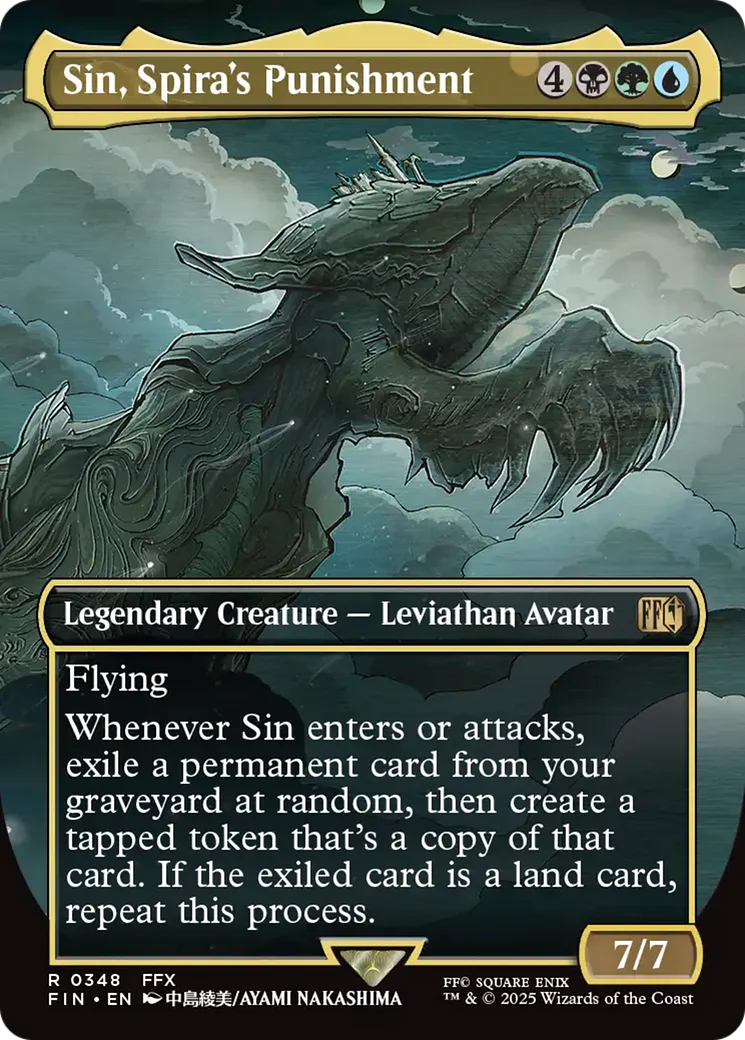 Sin, Spira's Punishment (Borderless) [FINAL FANTASY] Foil