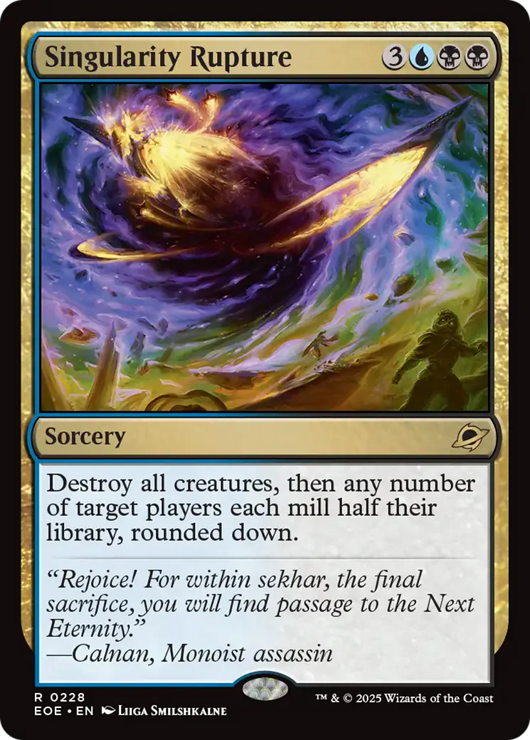 Singularity Rupture [Edge of Eternities] Foil