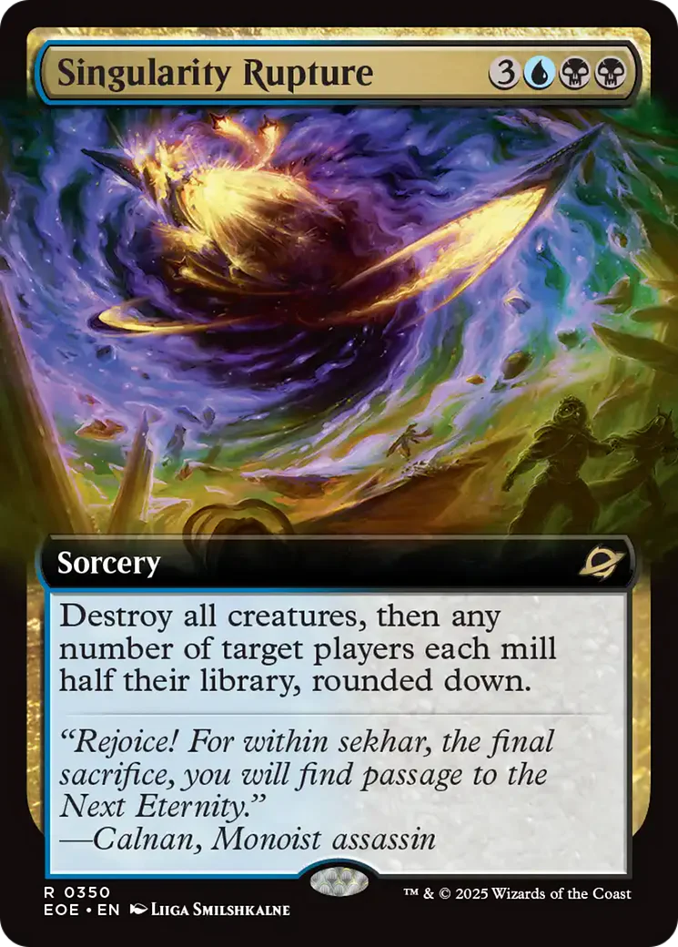 Singularity Rupture (Extended Art) [Edge of Eternities] Foil