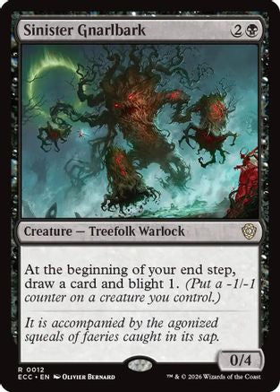 Sinister Gnarlbark  [Commander: Lorwyn Eclipsed]