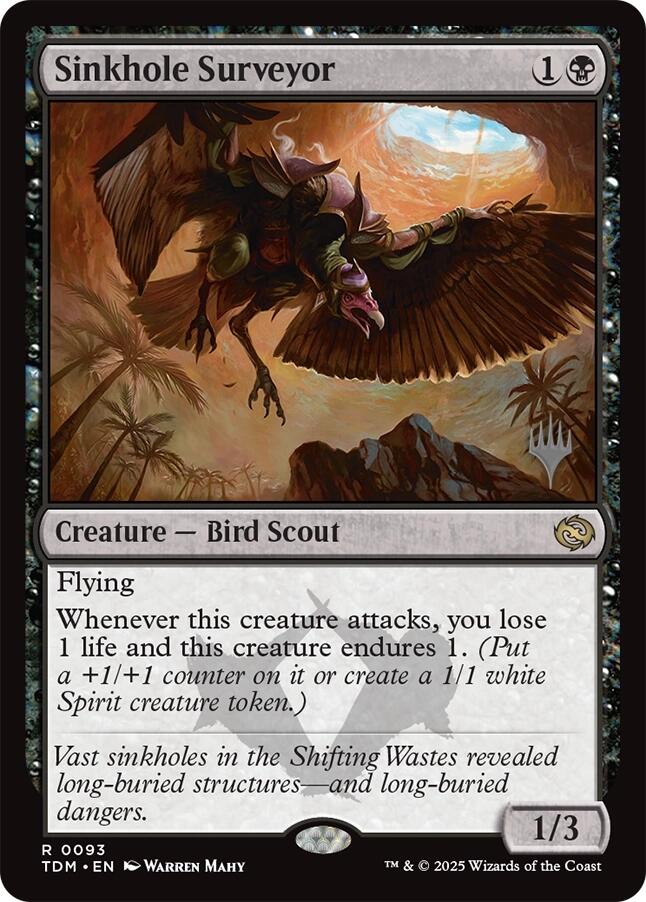 Sinkhole Surveyor [Tarkir: Dragonstorm Promos] Foil