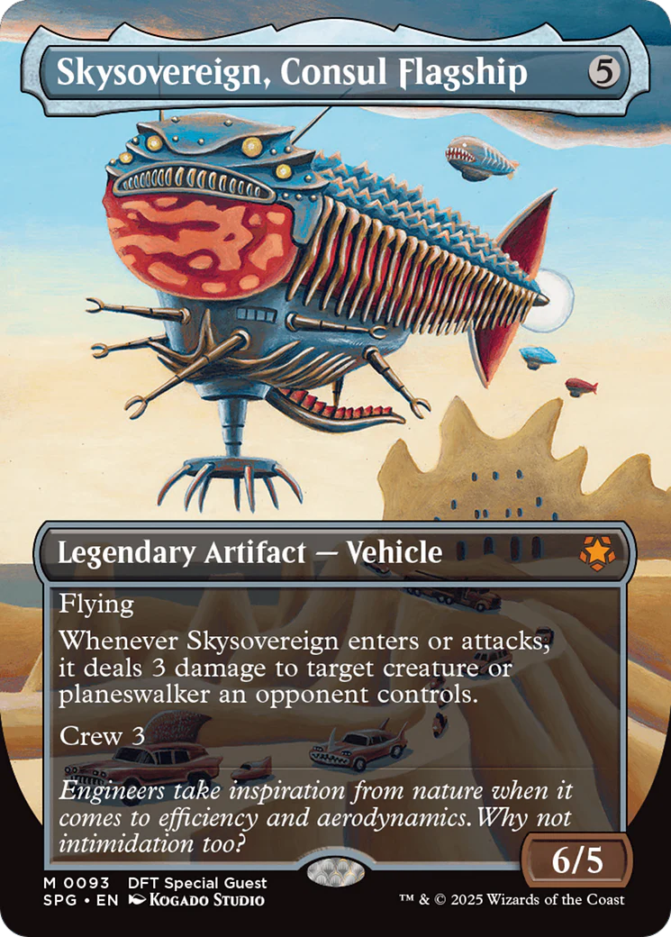 Skysovereign, Consul Flagship (Borderless) [Aetherdrift Special Guests] Foil