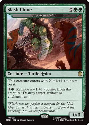 Slash Clone - Steelbane Hydra  [Commander: Teenage Mutant Ninja Turtles] Foil