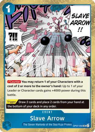 Slave Arrow (Pirate Foil) (OP07-056) - [Premium Booster -The Best- Vol. 2] Foil
