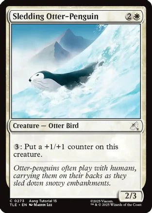 Sledding Otter-Penguin (0273)  [Avatar: The Last Airbender: Eternal-Legal]