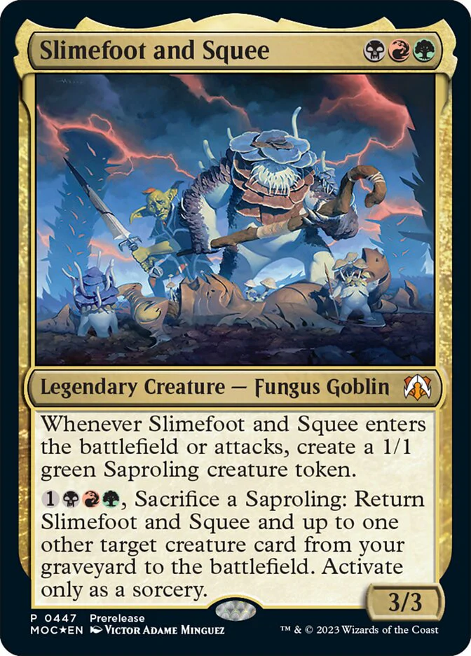 Slimefoot and Squee [March of the Machine Commander] Foil