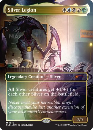 Sliver Legion (1310) (Rainbow Foil)  [Secret Lair Drop Series] Foil