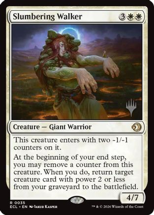 Slumbering Walker  [Promo Pack: Lorwyn Eclipsed]