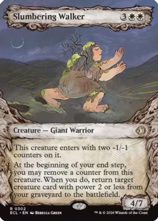 Slumbering Walker (Showcase)  [Lorwyn Eclipsed]