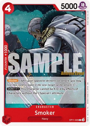 Smoker (OP11-005) - [A Fist of Divine Speed Release Event Cards]