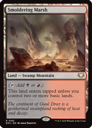 Smoldering Marsh  [Commander: Edge of Eternities]