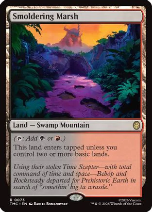 Smoldering Marsh  [Commander: Teenage Mutant Ninja Turtles] Foil