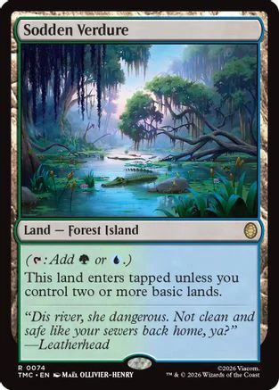 Sodden Verdure  [Commander: Teenage Mutant Ninja Turtles]