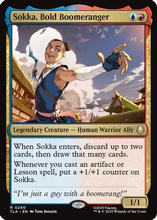 Sokka, Bold Boomeranger  [Avatar: The Last Airbender]