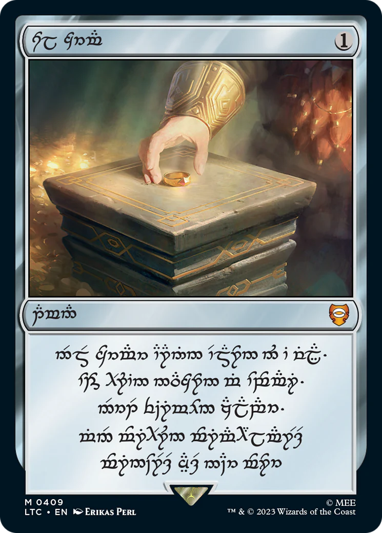 Sol Ring (409) (Dwarven Serialized) [The Lord of the Rings: Tales of Middle-Earth Commander] Foil
