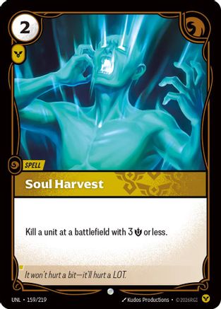 Soul Harvest (159/219) - Riftbound - [Unleashed]