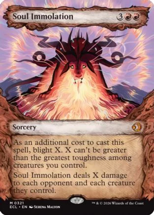 Soul Immolation (Showcase)  [Lorwyn Eclipsed] Foil