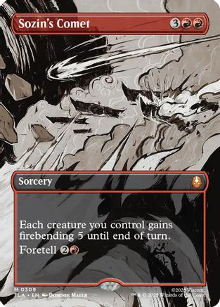 Sozin's Comet (0309) (Borderless)  [Avatar: The Last Airbender] Foil