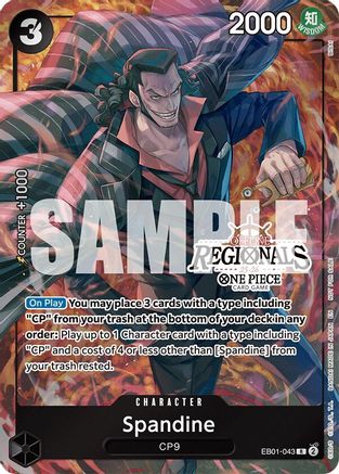 Spandine (Regional Participation Pack 2025 Vol.1) (EB01-043) - [One Piece Promotion Cards]