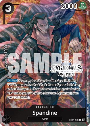 Spandine (Online Regional Participation Pack 2025 Vol.1) (EB01-043) - [One Piece Promotion Cards] Foil