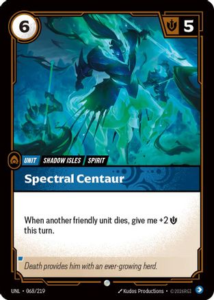 Spectral Centaur (068/219) - Riftbound - [Unleashed]