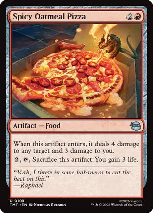 Spicy Oatmeal Pizza  [Teenage Mutant Ninja Turtles] Foil