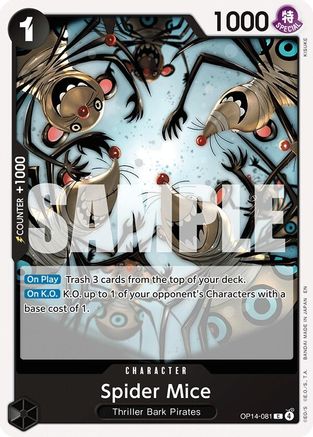 Spider Mice (OP14-081) - [The Azure Sea's Seven]
