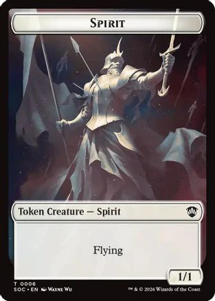 Spirit (0006) // Illusion Double-Sided Token  [Commander: Secrets of Strixhaven]