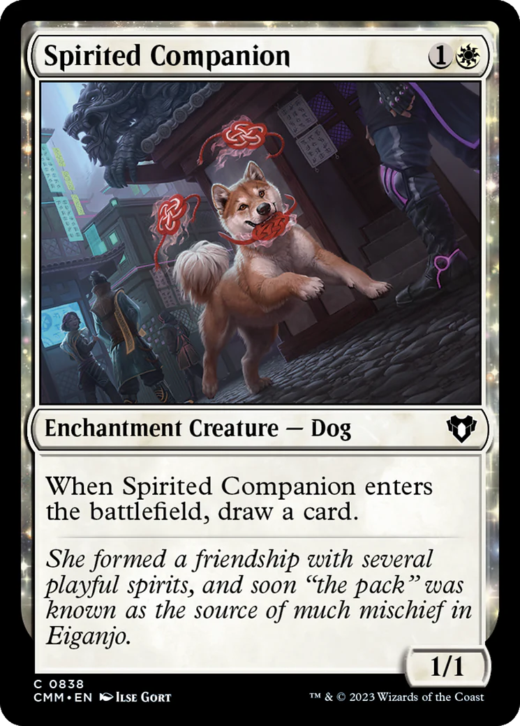 Spirited Companion  [Commander Masters]: (enchantment)