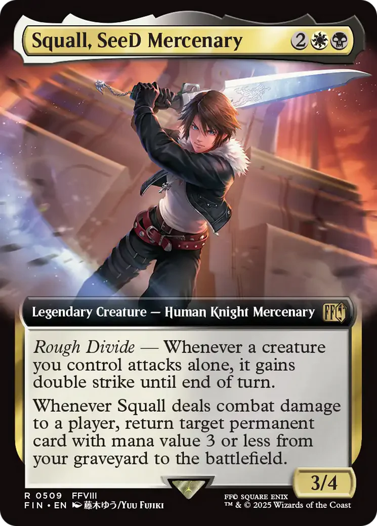 Squall, SeeD Mercenary (Extended Art) [FINAL FANTASY] Foil