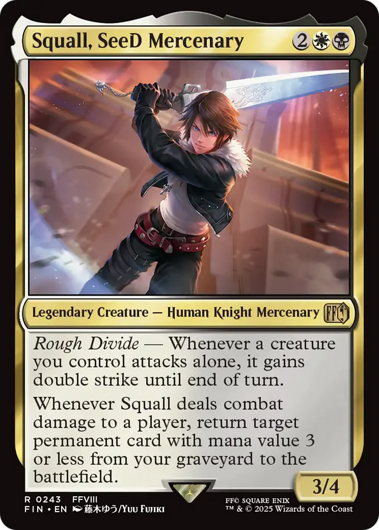 Squall, SeeD Mercenary [FINAL FANTASY] Foil