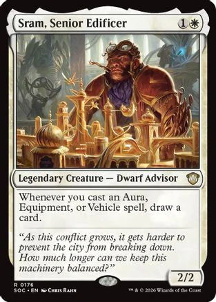 Sram, Senior Edificer  [Commander: Secrets of Strixhaven]