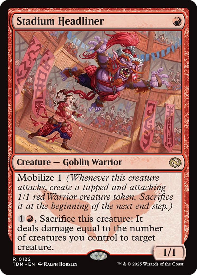 Stadium Headliner [Tarkir: Dragonstorm] Foil