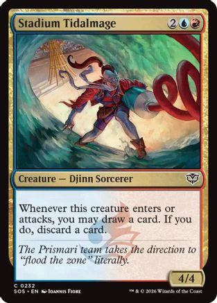 Stadium Tidalmage  [Secrets of Strixhaven] Foil