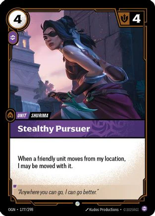 Stealthy Pursuer (177/298) - Riftbound - [Origins] Foil