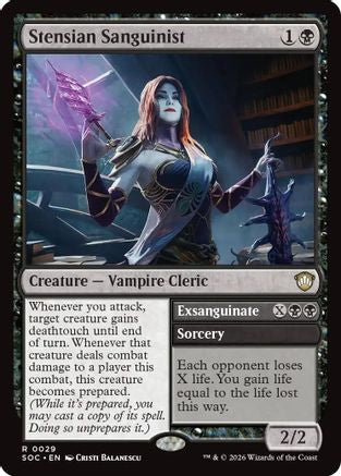 Stensian Sanguinist  [Commander: Secrets of Strixhaven]
