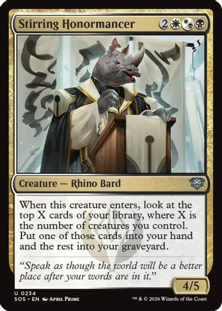 Stirring Honormancer  [Secrets of Strixhaven] Foil