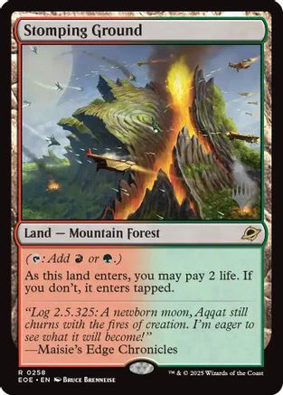 Stomping Ground  [Promo Pack: Edge of Eternities] Foil