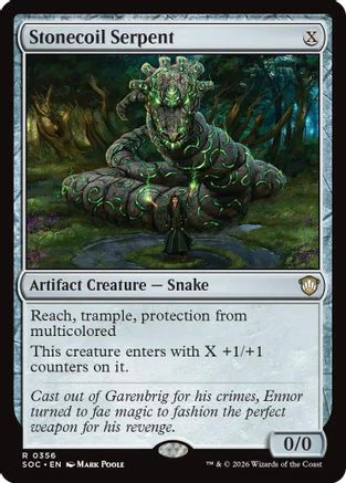 Stonecoil Serpent  [Commander: Secrets of Strixhaven]