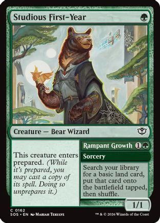 Studious First-Year  [Secrets of Strixhaven] Foil
