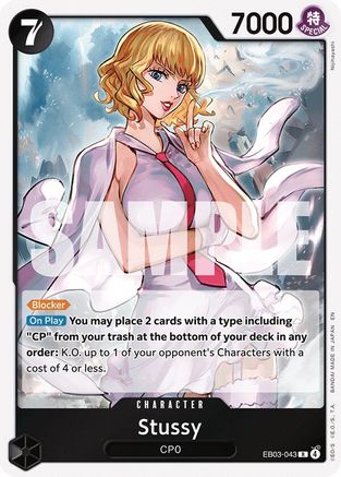 Stussy (EB03-043) - [Extra Booster: One Piece Heroines Edition] Foil