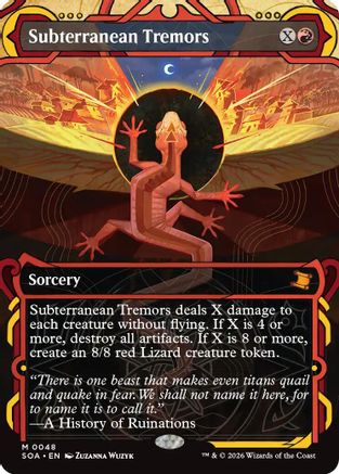 Subterranean Tremors  [Secrets of Strixhaven: Mystical Archive] Foil