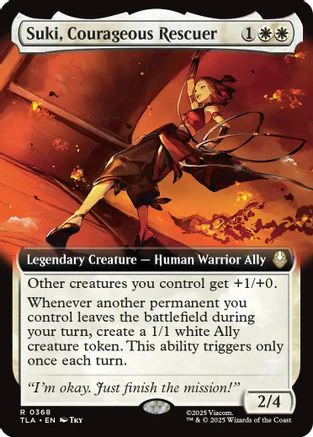 Suki, Courageous Rescuer (Extended Art)  [Avatar: The Last Airbender] Foil