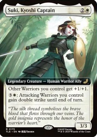 Suki, Kyoshi Captain (Extended Art)  [Avatar: The Last Airbender: Eternal-Legal]