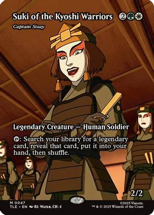 Suki of the Kyoshi Warriors - Captain Sisay (Borderless)  [Avatar: The Last Airbender: Eternal-Legal] Foil