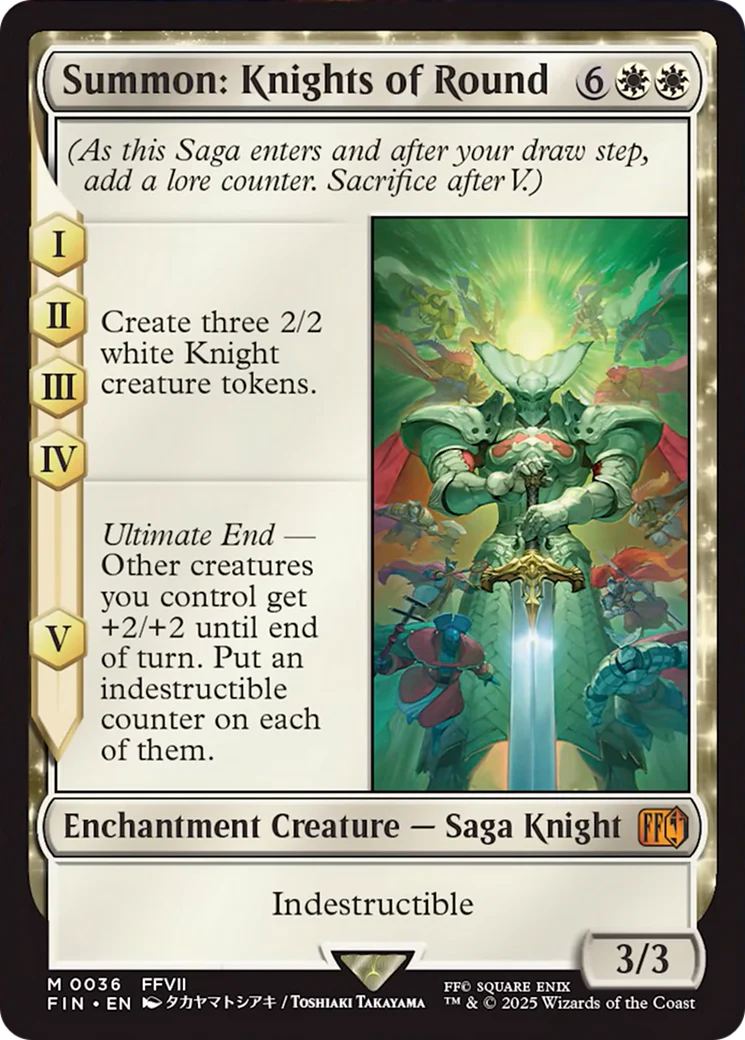 Summon: Knights of Round [FINAL FANTASY] Foil
