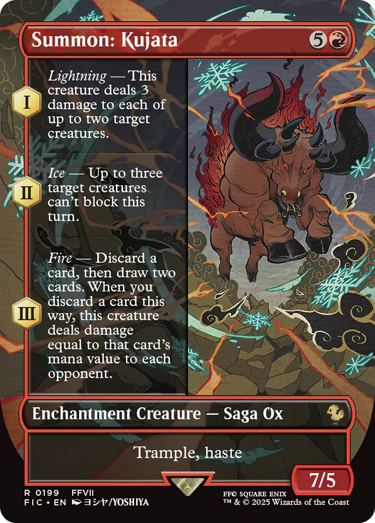 Summon: Kujata (Borderless) [FINAL FANTASY Commander]