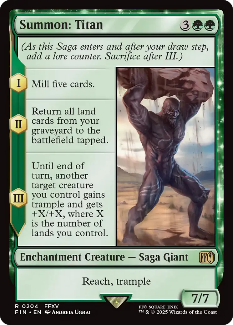 Summon: Titan [FINAL FANTASY] Foil